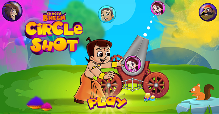 Chhota Bheem Circle Shot Game