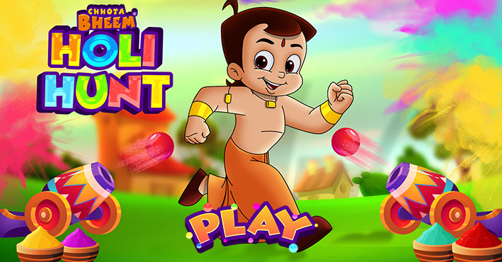 Chhota Bheem Holi Hunt Game