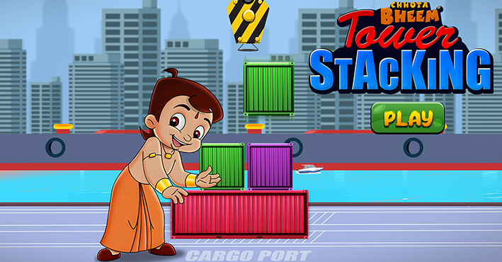 Chhota Bheem Tower Stacking Game