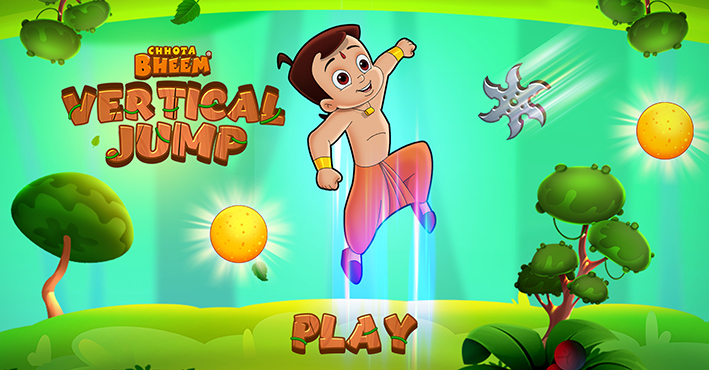 Chhota Bheem Vertical Jump Game