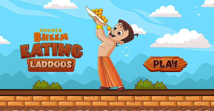 Chhota Bheem Collect the laddu Game