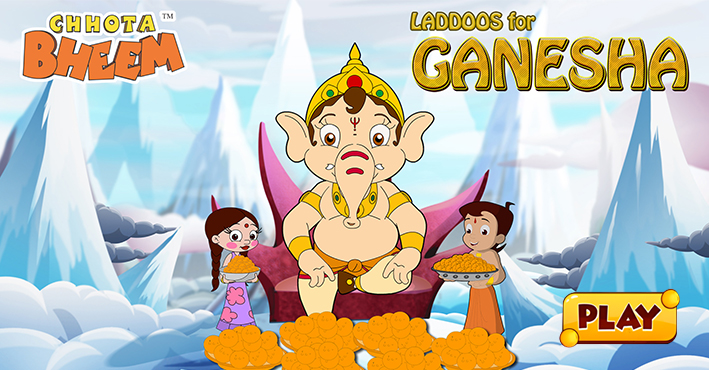 Chhota Bheem Laddoos for Ganesha