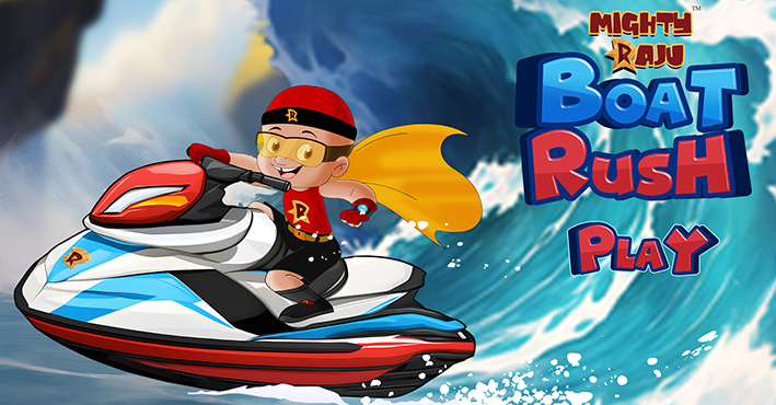 Mighty Raju Boat Rush Game