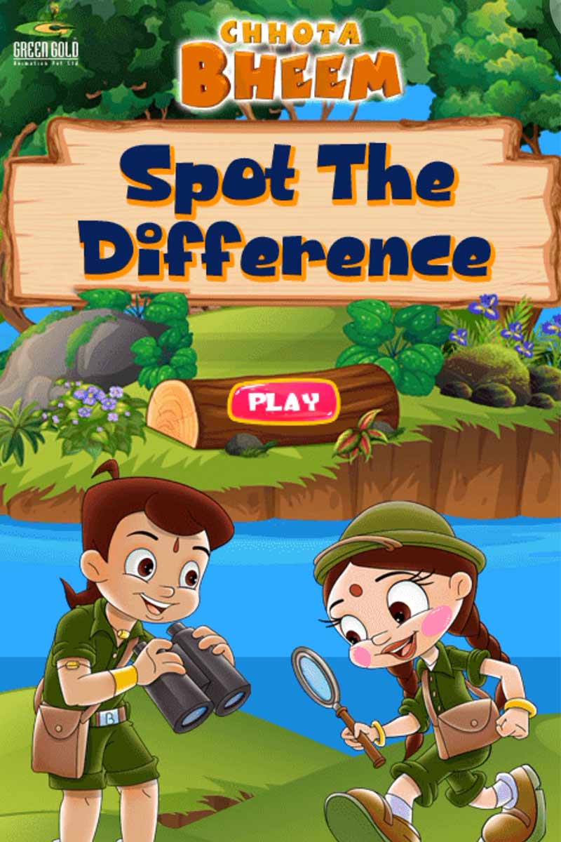 Play Spot the difference Game Chhota Bheem