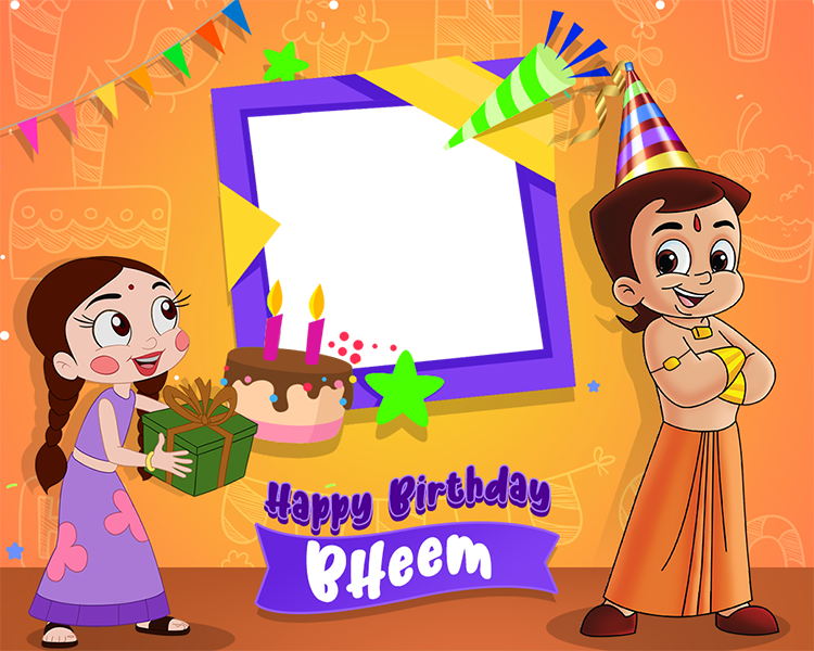 Chhota Bheem Photobooth App | Free Colorful Photo Frames