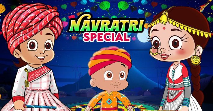 Chhota Bheem - Dholakpur mein Navratri Utsav | Happy Navratri | Special Cartoons for Kids